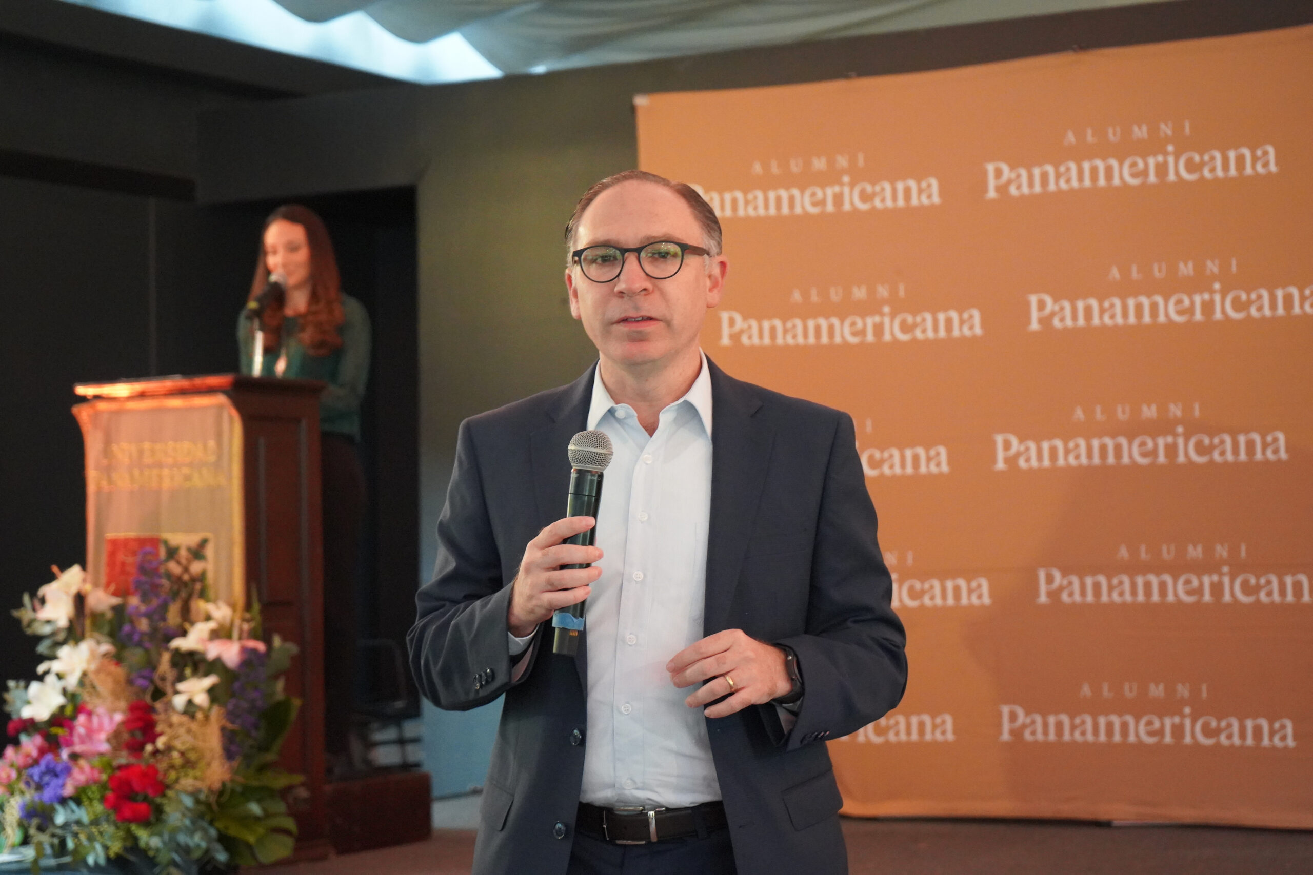 Dr. Santiago García Álvarez, rector de la Universidad Panamericana durante el Premio Ceneval 2024